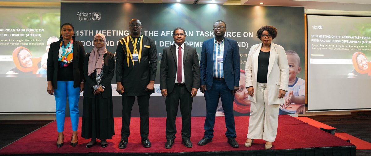 NutritionIntl's tweet photo. #Nutrition situation in #Africa remains an urgent concern, with over 280 million people undernourished and millions unable to afford a healthy diet. 

At the 15th African Task Force on Food and Nutrition Development (ATFFND) meeting 2026 in #Addis Ababa #Ethiopia, the Director for Health and Humanitarian Affairs @_AfricanUnion Commission, @ProfJulioRAKOT1 called on AU member states and partners to increase investment in nutrition and integrate nutrition in various sectors, to address structural drivers of malnutrition and accelerate sustainable nutrition outcomes. 

@AU_HHS, @AfDB_Group, @NutritionIntl, @UNICEFAfrica, @WFP_Africa, @WHOAFRO, @WorldVisionAULO, African Leaders Malaria Alliance