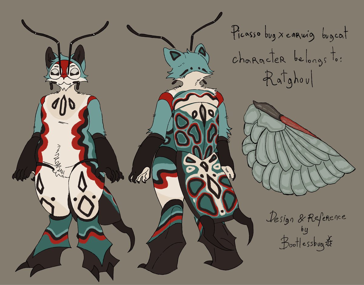 bootlessbug's tweet photo. Comission for @ratghoui !
#bugcat https://t.co/2qheJ5RFEr