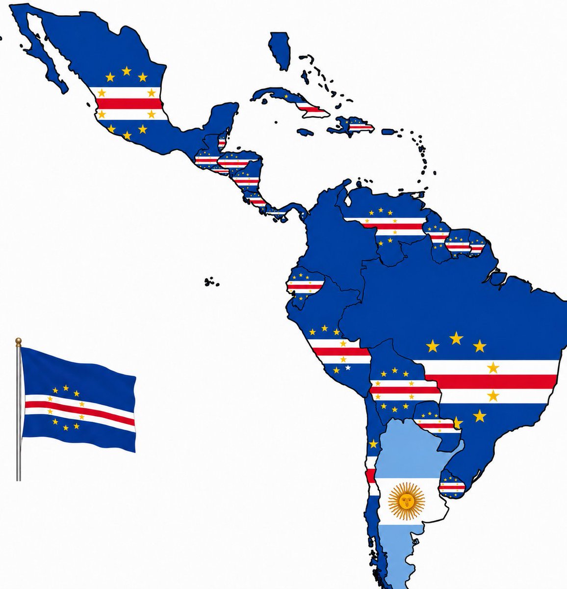 wlcomenta's tweet photo. amanhã TODA a América Latina se une por um único propósito:

torcer por Cabo Verde 🇨🇻 https://t.co/31A7hIcMK9