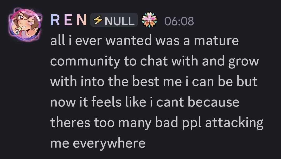 Chips98586178's tweet photo. #pressure #roblox 

So, uh... More and more proof is coming out that Ren did all of this so she could have her own community.

And no, this isn't some super micro detailing of something she worded wrong. "All I ever wanted" is a pretty direct sentencing.

Ren's clear as day... https://t.co/4DqatN2yFQ