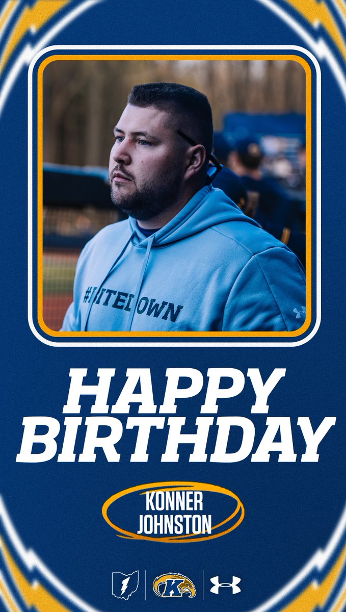 KentStBaseball's tweet photo. Join us in wishing our Strength and Conditioning Coach @JohnstonKonner a happy birthday!

#GoFlashes⚡️| #BiteDown https://t.co/FO3ES1HHl1