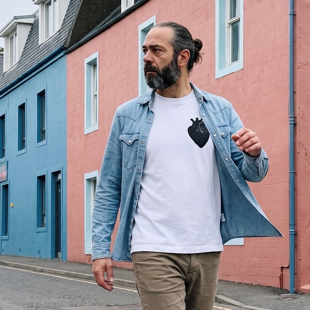 ArtTeeShow's tweet photo. I started ARTTEESHOW. from the Outer Hebrides.

Not fast fashion. Not for everyone. Wearable art, 100 pieces, 260gsm built to last.

Wear one, you're a collector, supporting an artist, part of the Inner Circle. For the ones who carry more than they show. 🏴

#Streetwear https://t.co/IdQC2Mzkdb
