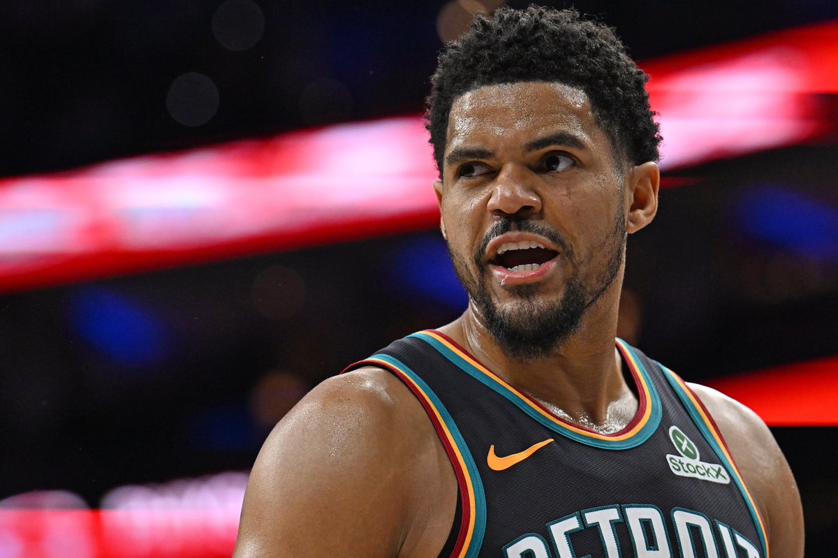 RealTomPetrini's tweet photo. Tobias Harris’ per-game playoff stats (and team rank) for Detroit this year:

18.1 points (2nd)
1.4 3PM (3rd)
7.2 rebounds (3rd)
1.5 steals (2nd)
0.8 blocks (4th)
35 minutes (2nd)

Spurs have their top four, needed a big wing, and got a top-3 guy off a 60-win 1 seed for the job. https://t.co/XOzrYyjfsj