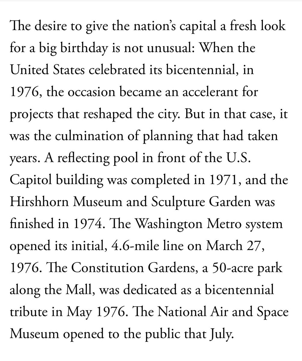 mviser's tweet photo. For the nation’s 200th birthday, Washington built a metro system, museums, gardens, and reflecting pool at the Capitol. 

For the 250th, it’s filled with black fences, white tarps, green algae, and brown grass. 

A look at the mess that is DC:

 https://t.co/UsS2lYiQkL https://t.co/v5beIWDZMF