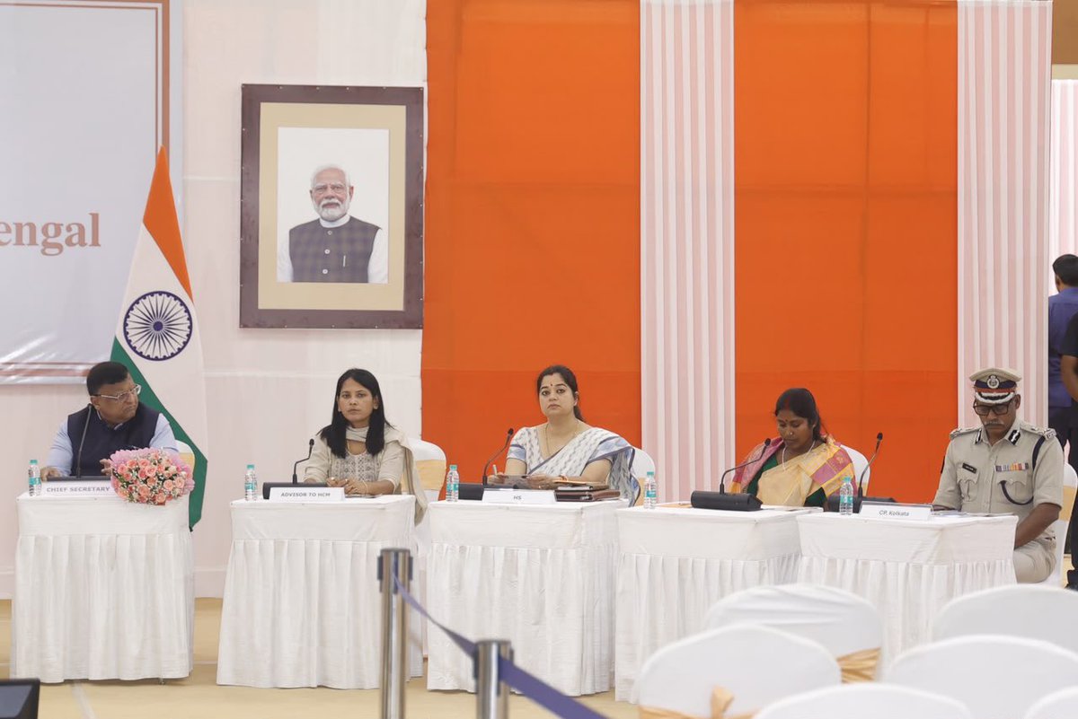 moumitabmisra's tweet photo. Attended the launch of key West Bengal Police initiatives at Nabanna, focused on cyber safety, women’s security, the Durga Squad, child welfare, and modern policing, another step towards a safer and citizen-centric West Bengal. https://t.co/xESoHEfXgK