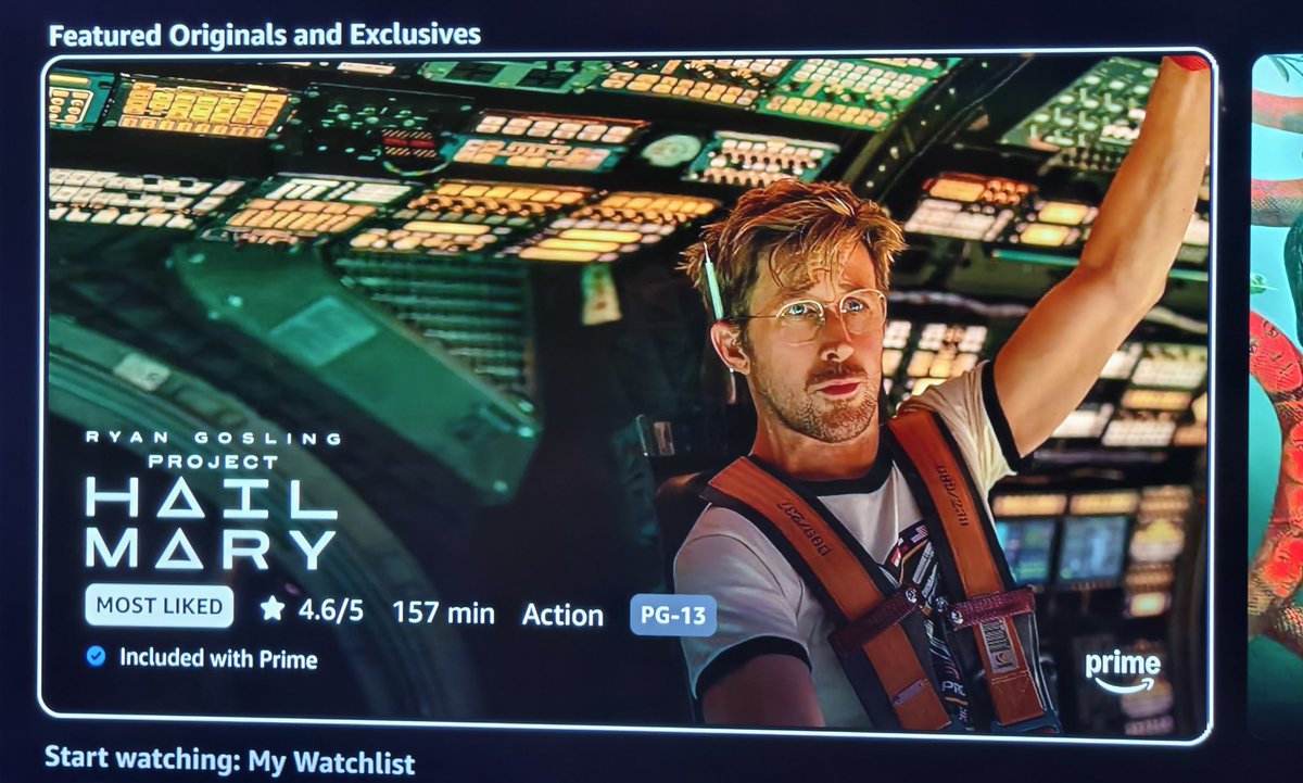 ahsokaskyber's tweet photo. MY FAMILY HATES ME BECAUSE I JUST SCREAMED THE LOUDEST SCREAM PROJECT HAIL MARY IS FINALLY STREAMING ON PRIME!!!!!!!!!!! https://t.co/wQyLyUa8w9