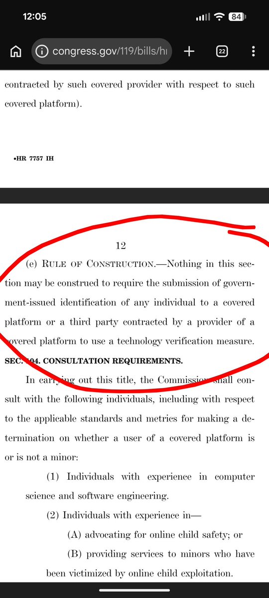 ClarityFTW's tweet photo. I don't think many of you see what this does!  These two passages stipulate that they're rolling out biometric or digital IDs without us even knowing!  It's putting in place digital behavioral analysis and face-scanning and other biometrics to nail down an age and specific user.  They're NOT using a government-issued ID to establish age bc they're going to have the tech to go above and beyond that, all while pretending they're preserving privacy by not scanning our licenses.