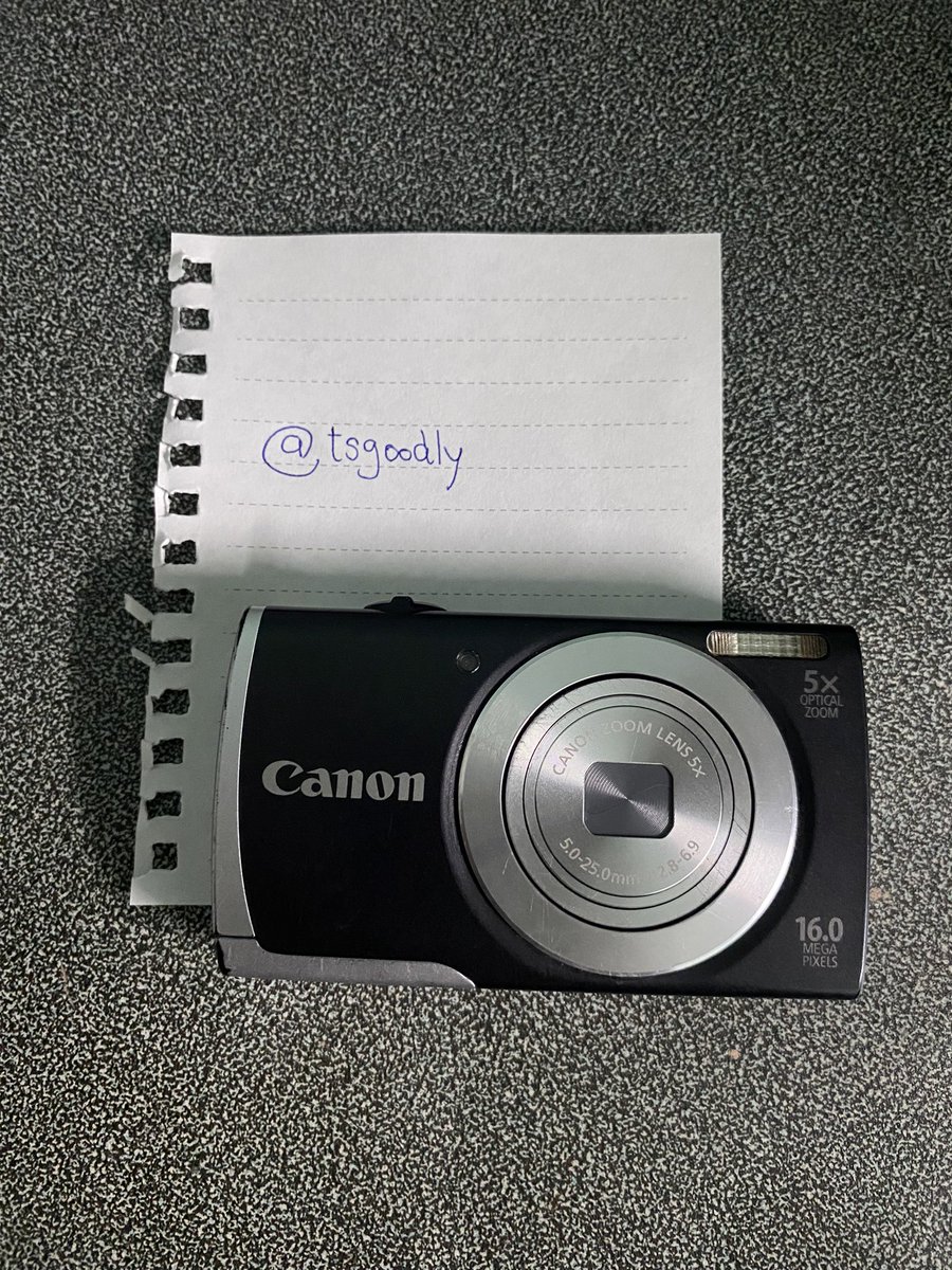 tsgoodly's tweet photo. canon powershot a2500 📸
 💗 3,900  รวมส่ง
อุปกรณ์ : กล้อง เมม แบต แท่นชาร์จแท้
แฟลชติด บอดี้ยังสวย
✨นัดรับ : ตามแนวแอร์พอร์ตลิ้งได้ค่ะ 
สนใจสอบถามได้นะคะ 

#กล้องดิจิตอล #กล้องดิจิตอลเก่า #กล้องดิจิตอลมือสอง #กล้องมือสอง https://t.co/q7ljGl9uQy