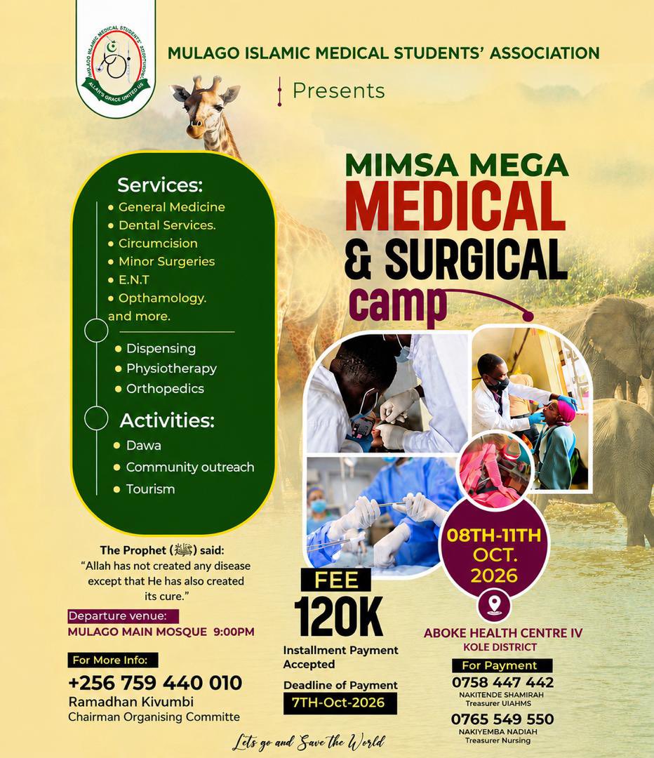 MulagoMimsa's tweet photo. MIMSA MEGA MEDICAL AND SURGICAL CAMP https://t.co/iCMRW9c3TA