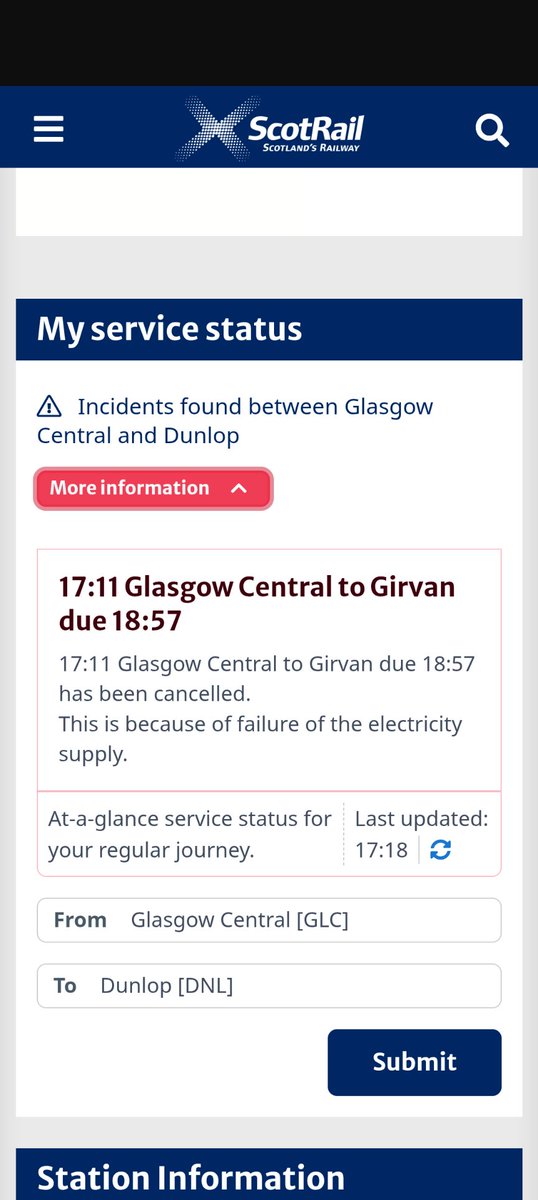grumpyalan45's tweet photo. @ScotRail strange one am sitting on this train while has left central but other trains are going past???? https://t.co/x6jmPUKn9h