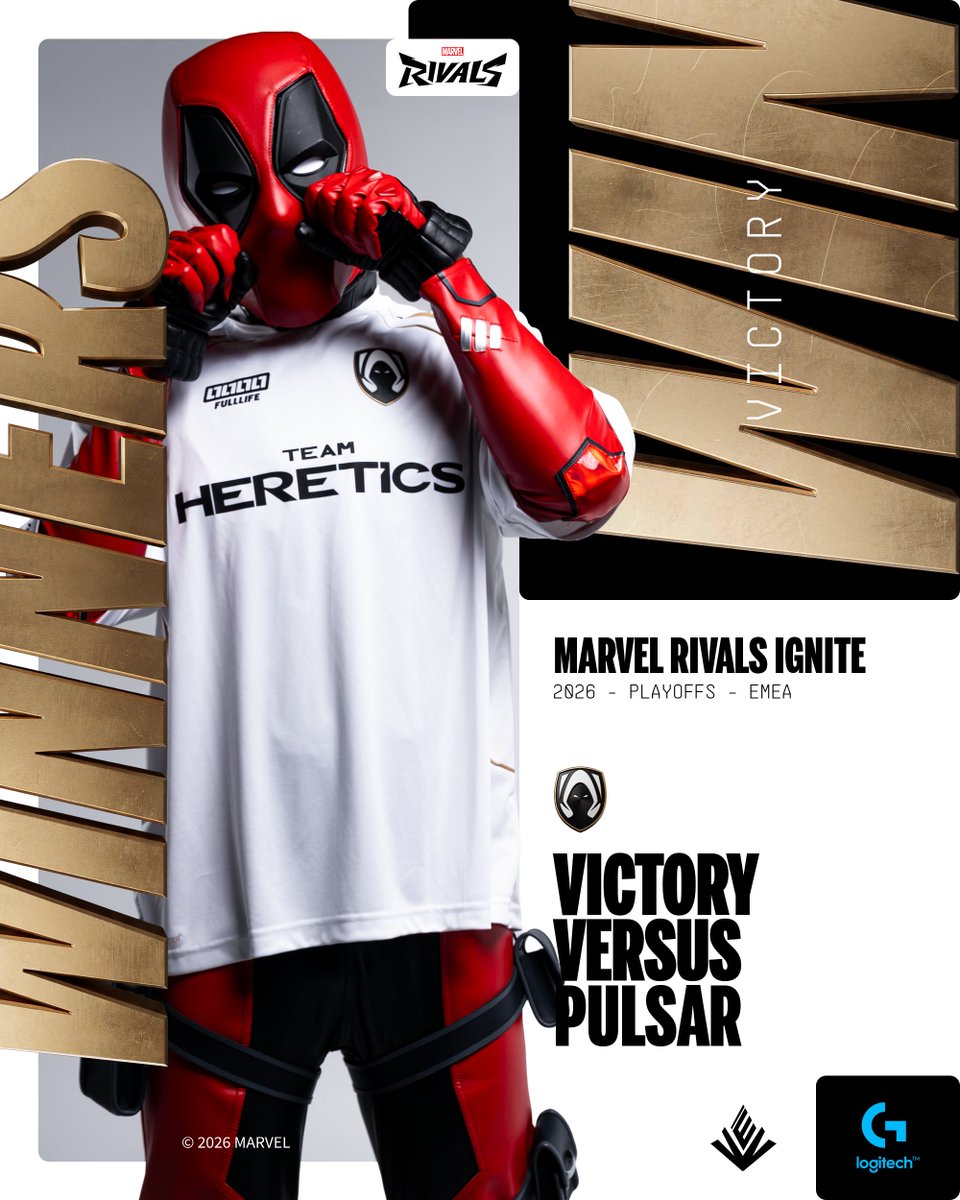 HereticsMRivals's tweet photo. Oops!... We did it again 🫣

We start our playoffs run with a clean 3-0 win against @PLSRESPORTS 🤍

#VamosHeretics https://t.co/uRJKBf1PV8
