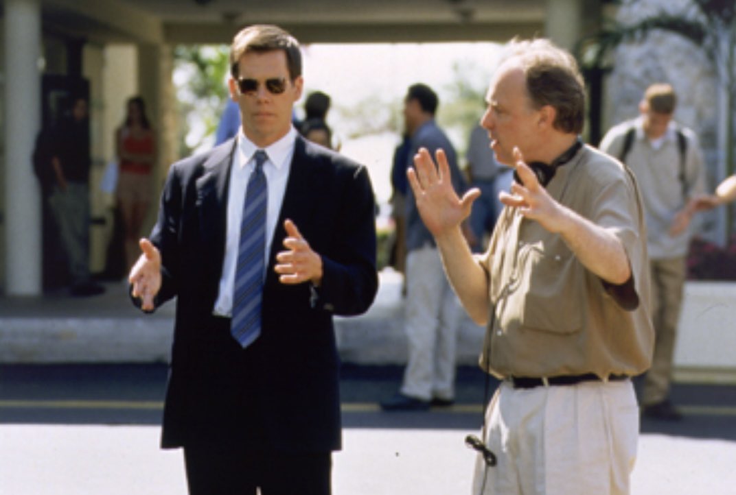 cinematic_void's tweet photo. Director John McNaughton and actor Kevin Bacon on the set of WILD THINGS. See the film in glorious 35mm on 7/13 at LF3 / @am_cinematheque. 🎟️🐊: https://t.co/Ew3thDeOXe https://t.co/roI7xw8m6I