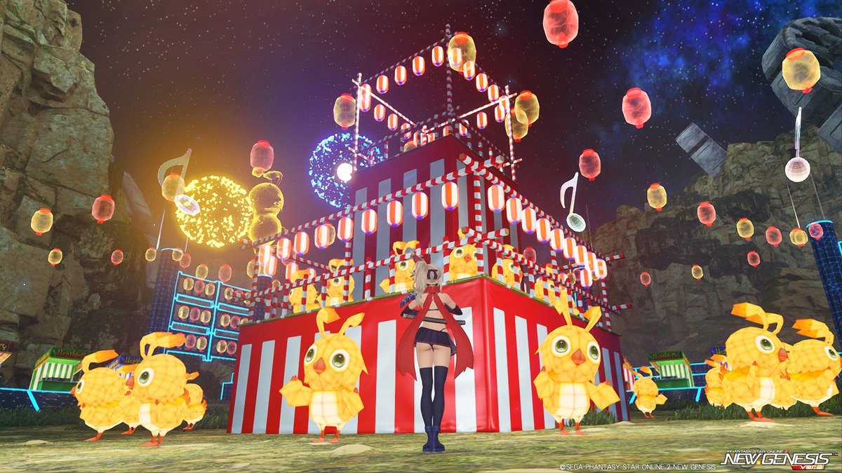 Celestia_Holy's tweet photo. 夏祭りっぽいイベントにするなら今後は是非ともヤオロズ様を復活させてください
#NGSHeadline https://t.co/aEqIjFs3Jp