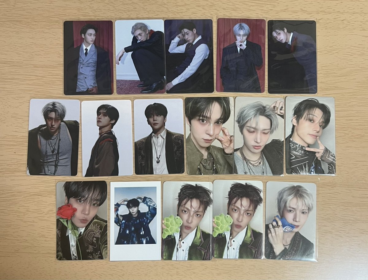 _8shotplus's tweet photo. ATEEZ アチズ GOLDEN HOUR pt.5 タワレコ HMV ユニバ ラキロト FC 特典 トレカ 交換  #ATEEZ交換 

【譲】画像

【求】
最下段→同種サン⛰️
その他→タワレコラキロト/楽天ラキロト サン⛰️

郵送交換 7/28 8/5.6手渡し🙆🏻‍♀️
他ポストとまとめての交換◎
お気軽にお声掛けください🙂‍↕️ https://t.co/bydo0MIC10