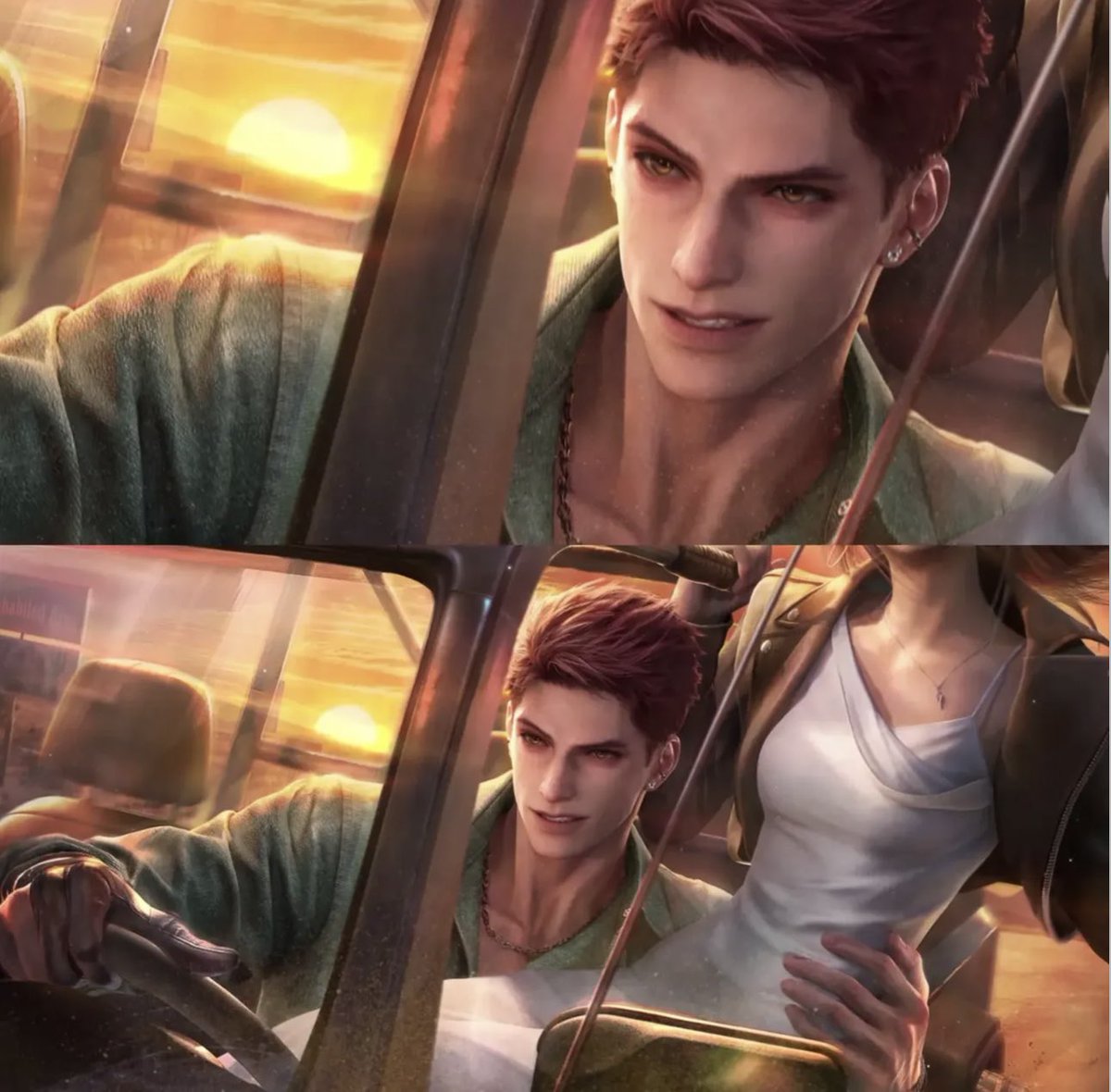 222sabbath's tweet photo. he didn’t deserve to become a scapegoat
he’s an interesting and charismatic character! 
we’re waiting for his return

#Valko #JusticeForValko #恋与深空 #敖尹 #LoveAndDeepspace #BringValkoBack #BringBackValko https://t.co/4yNbPqvReS