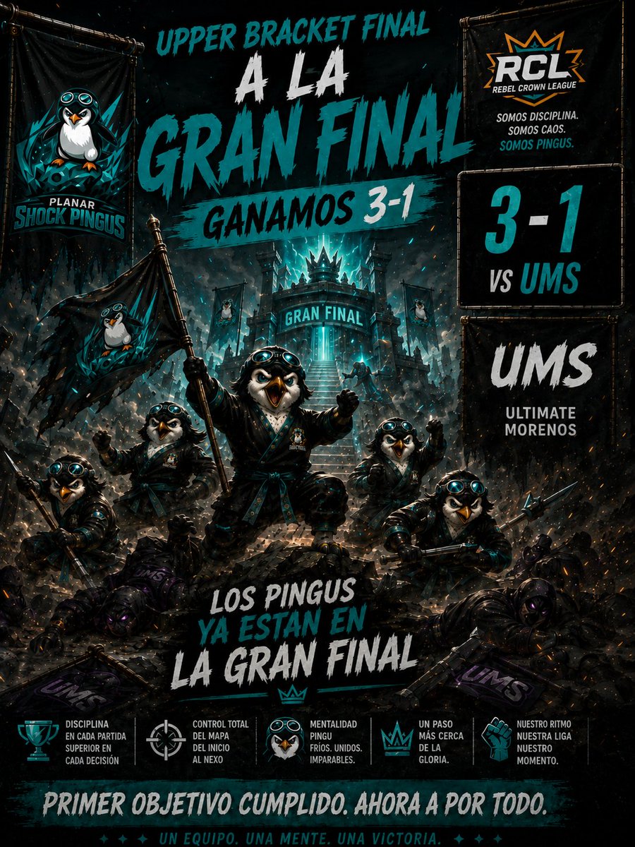 PS_Pingus's tweet photo. Después de evitar un reverse sweep de los pandas, ganamos la final del upper bracket a UMS y nos plantamos en la gran final. https://t.co/ETabZMNwZd