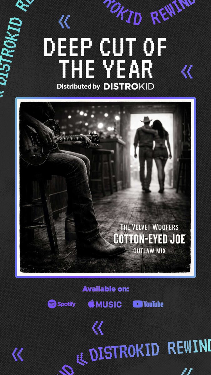 VelvetWoofers's tweet photo. Cotton-Eyed Joe – Outlaw Mix – The Velvet Woofers
https://t.co/slUoCH6MFN
“Cotton-Eyed Joe” trades barn-dance cheer for hard truths, flipping the story into a cathartic, boots-on-the-ground anthem”
Add to your playlist
#VelvetWoofers #BarkAndRoll #CottonEyedJoe #DarkCountry https://t.co/DoKWneznSH