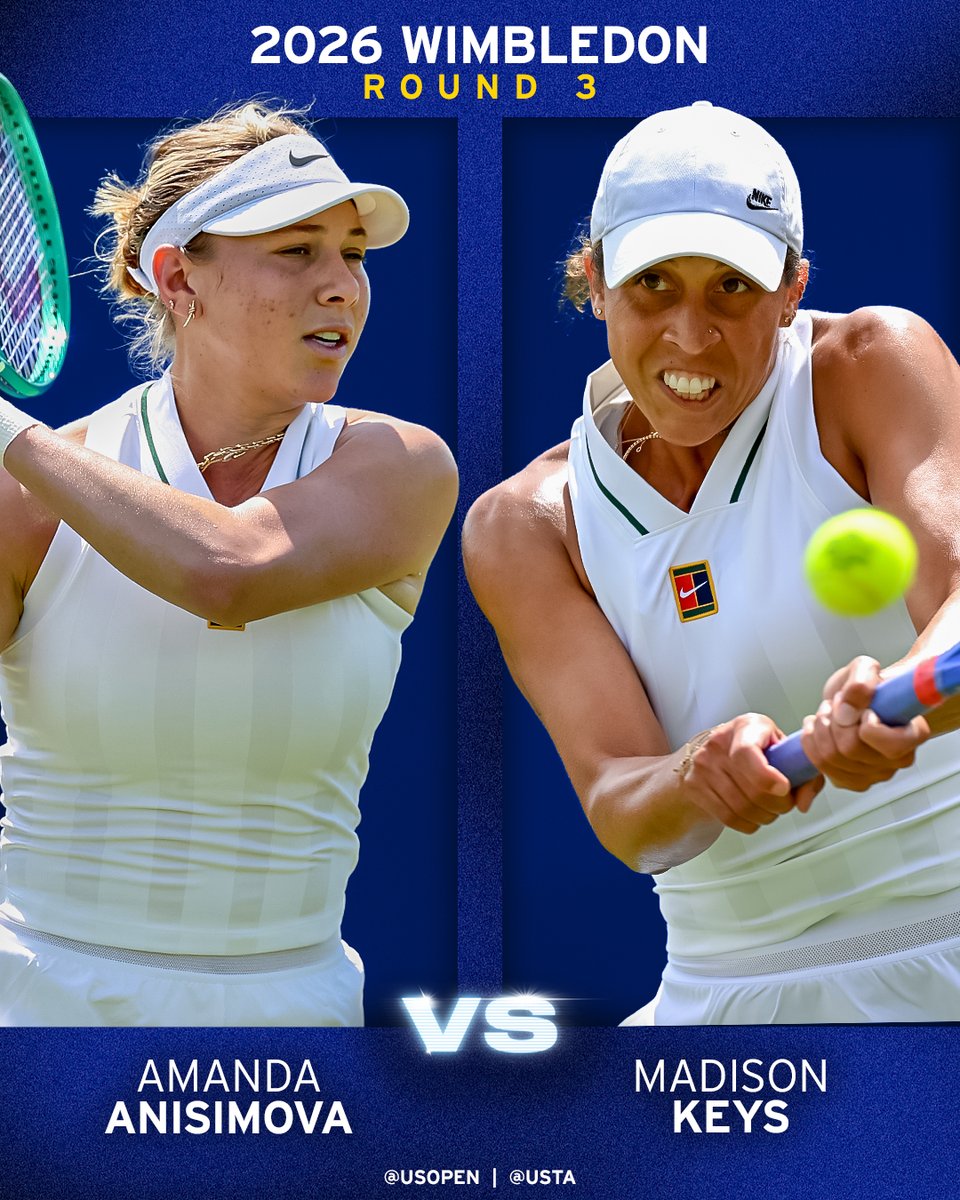 usopen's tweet photo. An All-American match up awaits in Round 3! https://t.co/bq17NIiL3r