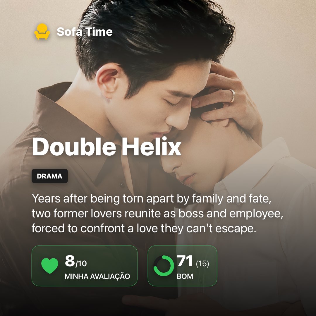 Viggokz's tweet photo. Avaliei Double Helix com 8 de 10 no #SofaTime
https://t.co/I5WrvkKxmE https://t.co/I5WrvkKxmE https://t.co/s0BNDhJoPu