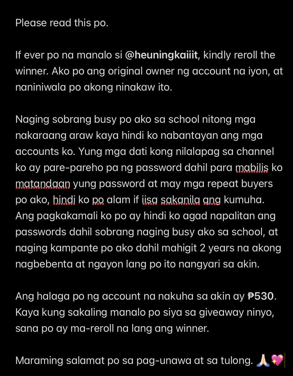 k || $elling accs || dana trader tweet media