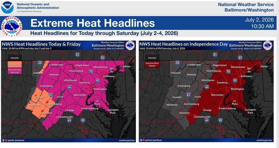 ConsulMexWas's tweet photo. 📢 Estimada comunidad mexicana: 
Ante la ola extrema de calor que afectará el área de DMV, por favor mantente hidratado, en lugares frescos y usa ropa adecuada. Cuidemos a los menores de edad, personas adultas mayores y mascotas. 
💡Ante una emergencia: ➡️ llama al (202) 997 0560 https://t.co/FwBypaxLWx