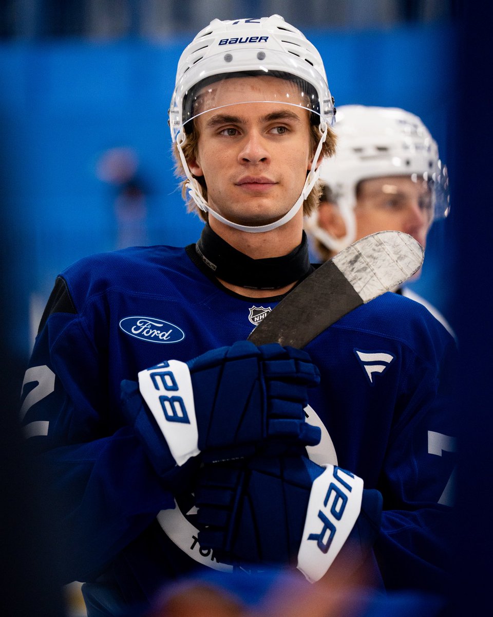 MapleLeafs's tweet photo. Mr. McKenna in the 🔵&amp;⚪️ https://t.co/9cuIIyqRgv