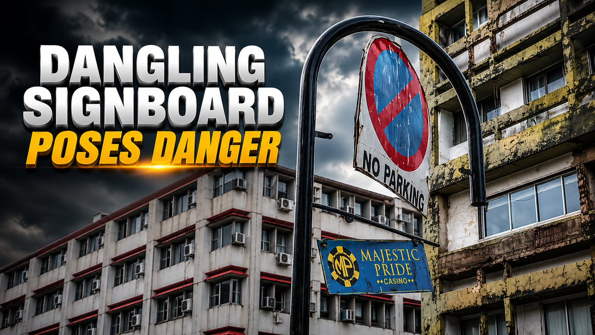 InGoa24x7's tweet photo. Hanging Signboard Near Panjim IMB Raises Safety Alarm
WATCH:https://t.co/q39KFNfXr3
#Panjim #PublicSafety #RoadSafety #HazardAlert #Goa #Infrastructure #GoaNews #BreakingNews #InGoaNews #SafetyFirst https://t.co/PTDrUJQ4II
