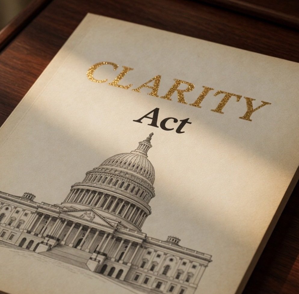MartiniGuyYT's tweet photo. 🇺🇸Treasury Secretary Scott Bessent just said he's "looking forward to the CLARITY Act being passed this summer."

This is exactly what the industry has been waiting for.

Clear rules bring confidence.

And confidence brings capital. 🚀 https://t.co/G9zv0xhCWq