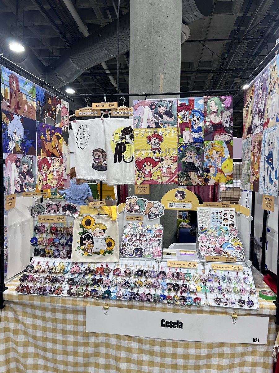 I'm all set up and ready for AX Day 1!! Can't wait to see y'all! 💛