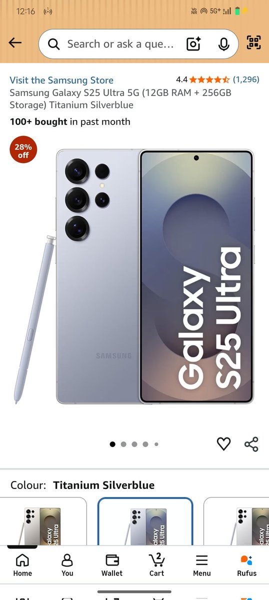 Memerco18's tweet photo. @stufflistings C. The Camera 📸
The Galaxy S25 Ultra's camera is what excites me the most. Capturing detailed photos and amazing zoom is something I love! 🔥
#AmazonPrimeDay4 #GalaxyS25UltraDay4 https://t.co/BJbOzyDkSA