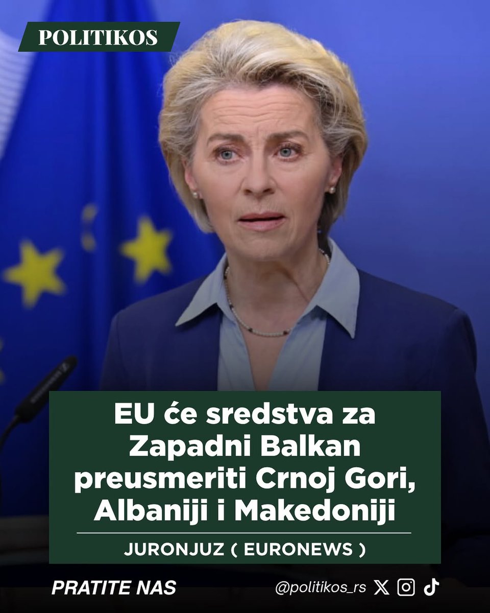 miodrag_bebic's tweet photo. Evropska komisija će sredstva iz Plana rasta za Zapadni Balkan preusmeriti Crnoj Gori,Albaniji i Severnoj Makedoniji,dok će Srbija ostati bez sredstava iz fonda EU.

Propast politike AV.
Nema ništa za prevarante i lopove. https://t.co/C7C9fn1edh