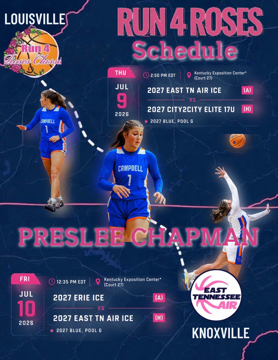 ChapmanPreslee's tweet photo. One week away!! Excited to be back on the floor and competing! Coaches come check us out!!

@EastTNAir @PeteETA2027 @CCHSLadiesBball @_BlakeDerrick @PGHTennessee @TFNsRun4Roses @JrAllStar_TN @MMBR_CoachGBell https://t.co/Bcapn0CDrJ