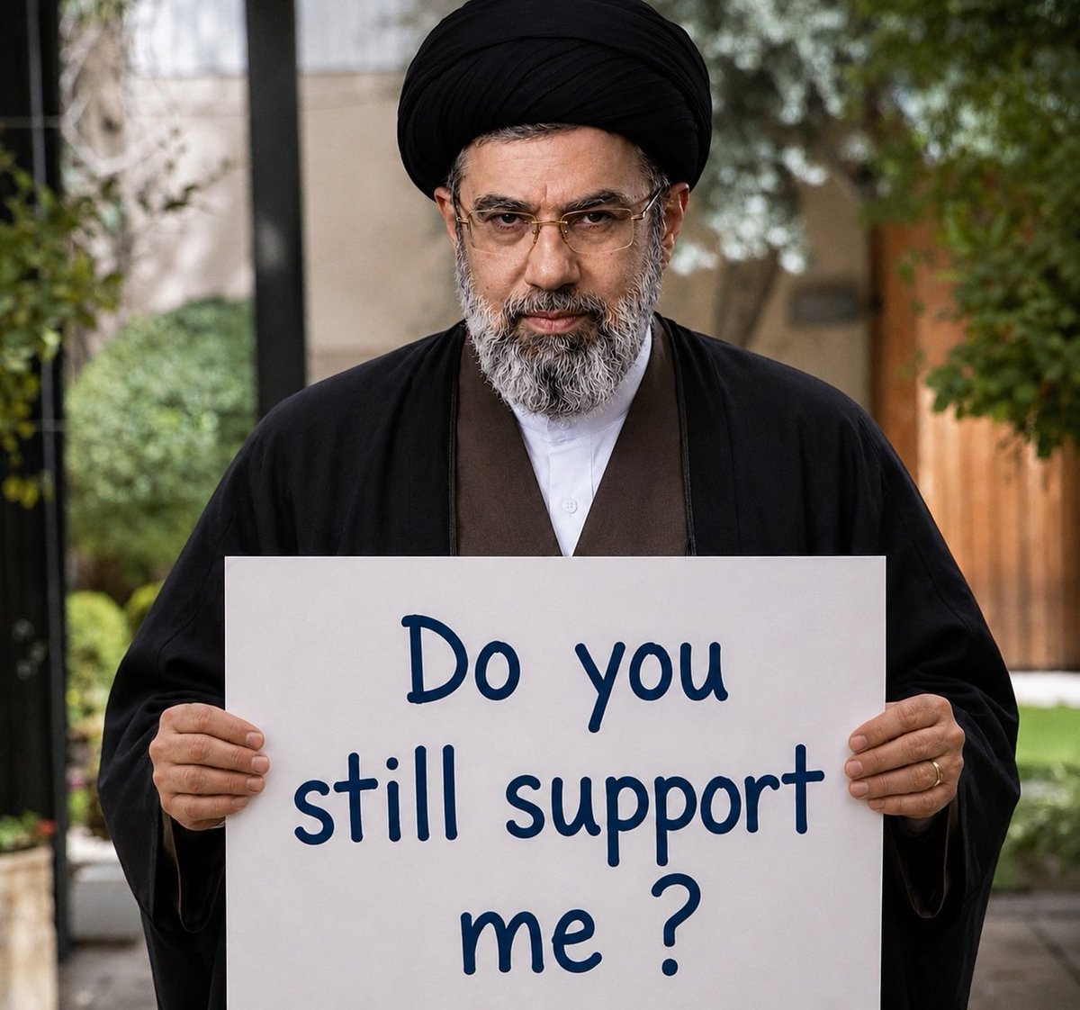 IranArmySpoofX's tweet photo. Do you still support our Supreme Leader Mojtaba Khamenei?

Tell me truth don't lie 👇🏻 https://t.co/KJffH7FAC2