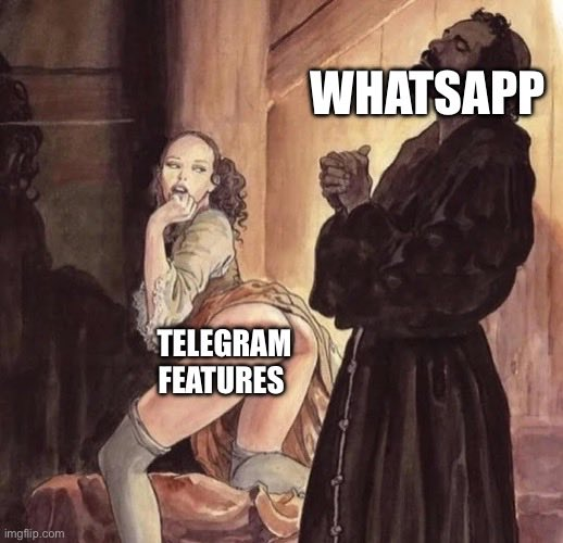Telegram Messenger - the winning meme: https://t.co/NY9UWM8JTK