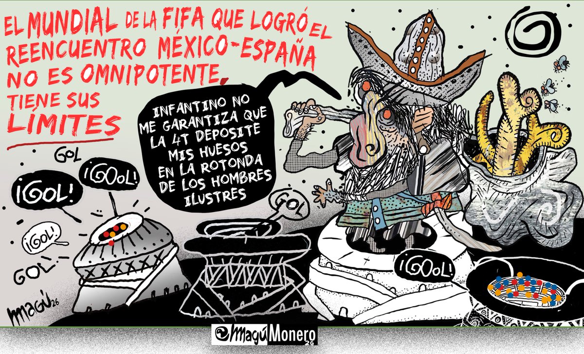 MaguMonero's tweet photo. Uno puede aspirar a todo en la vida, pero no todos los deseos pueden realmente cumplirse. Es el caso del tristemente famoso conquistador español.
#MiCartónMagú
NO todo puede ser https://t.co/hHqBBg7OcT