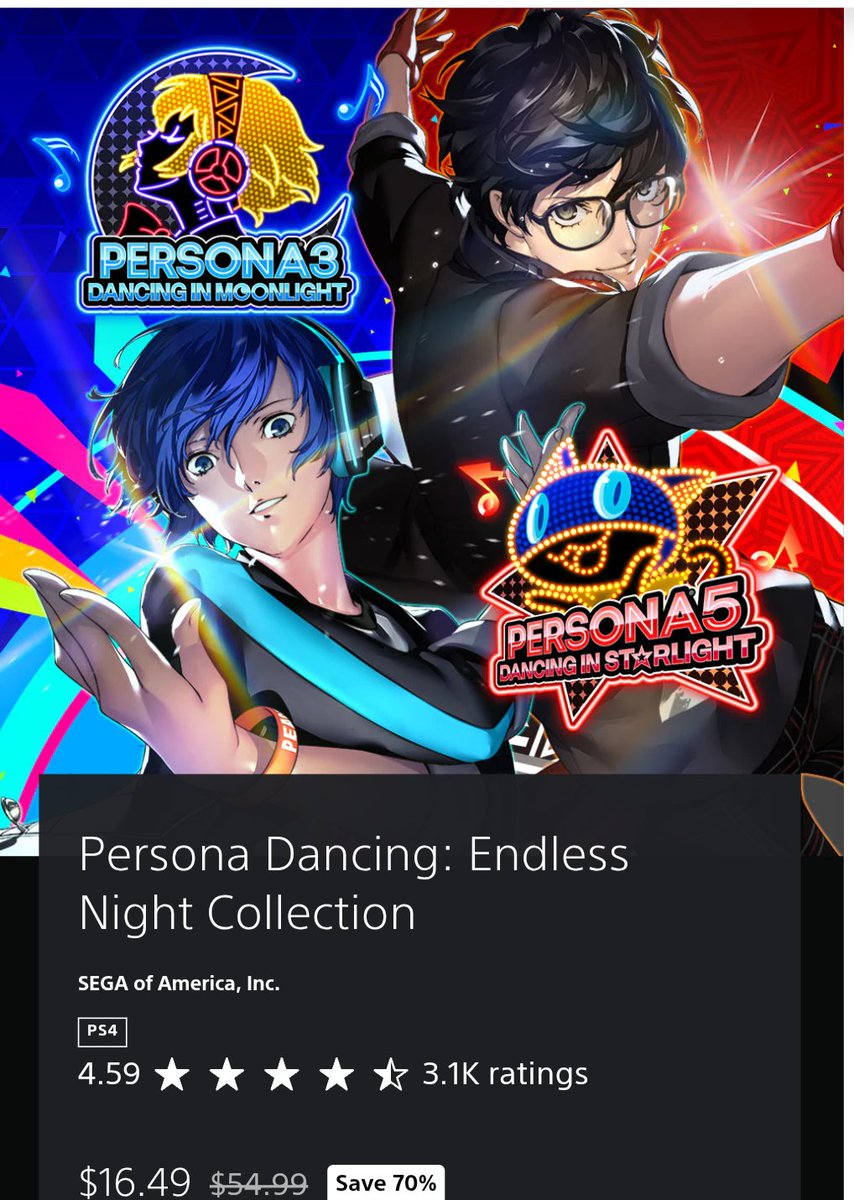 Jonnisononi2's tweet photo. Is the Endless Night Collection cross play for the vita, so I can get P4D on vita for a cheaper price https://t.co/fGn93YtHjP