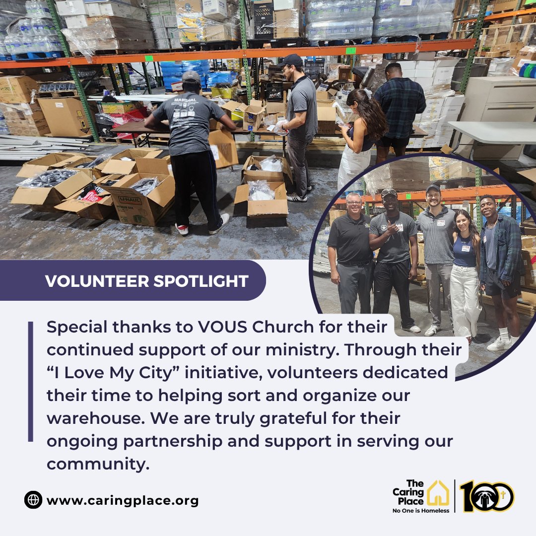 No1isHomeless's tweet photo. Thanks to VOUS Church for their continued support of our ministry. Through their “I Love My City” initiative, volunteers helped sort and organize our warehouse. We are truly grateful for their ongoing partnership and support in serving our community.
#No1IsHomeless https://t.co/WxXWKUFUy0