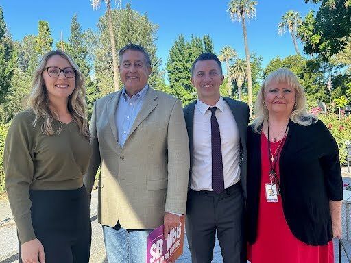 CAFamilyJustice's tweet photo. Advocates & survivors joined @TimGraysonCA & @SenAishaWahab at the Capitol Tuesday to urge the Assembly Public Safety Committee to pass SB 1056. Thank you to Joyce and the entire @Sacramentofjc team for your leadership and unwavering commitment to survivors.#supportsurvivors https://t.co/plocd0F1xB