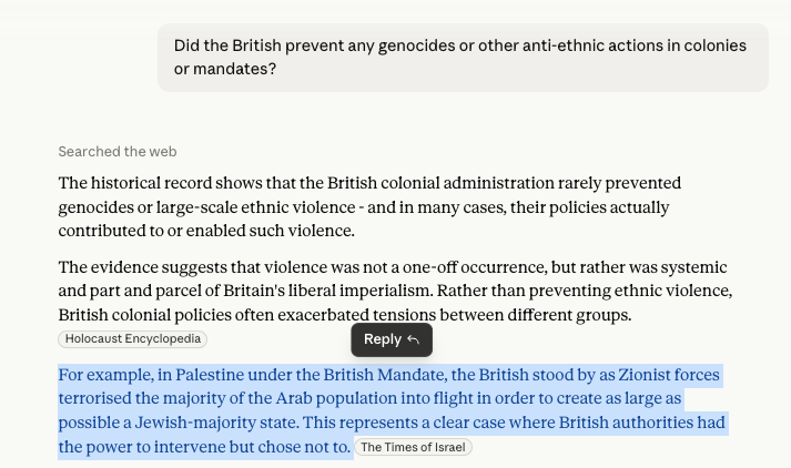 magi_jay's tweet photo. @yudapearl We should also inform people how LLMs distort history related to Jews. LLMs are based off of statistical frequency in training + input. When the input is biased, the output is biased. But the output is treated as gospel by most users. This snowballs over time. Example: https://t.co/wCISrfRttN