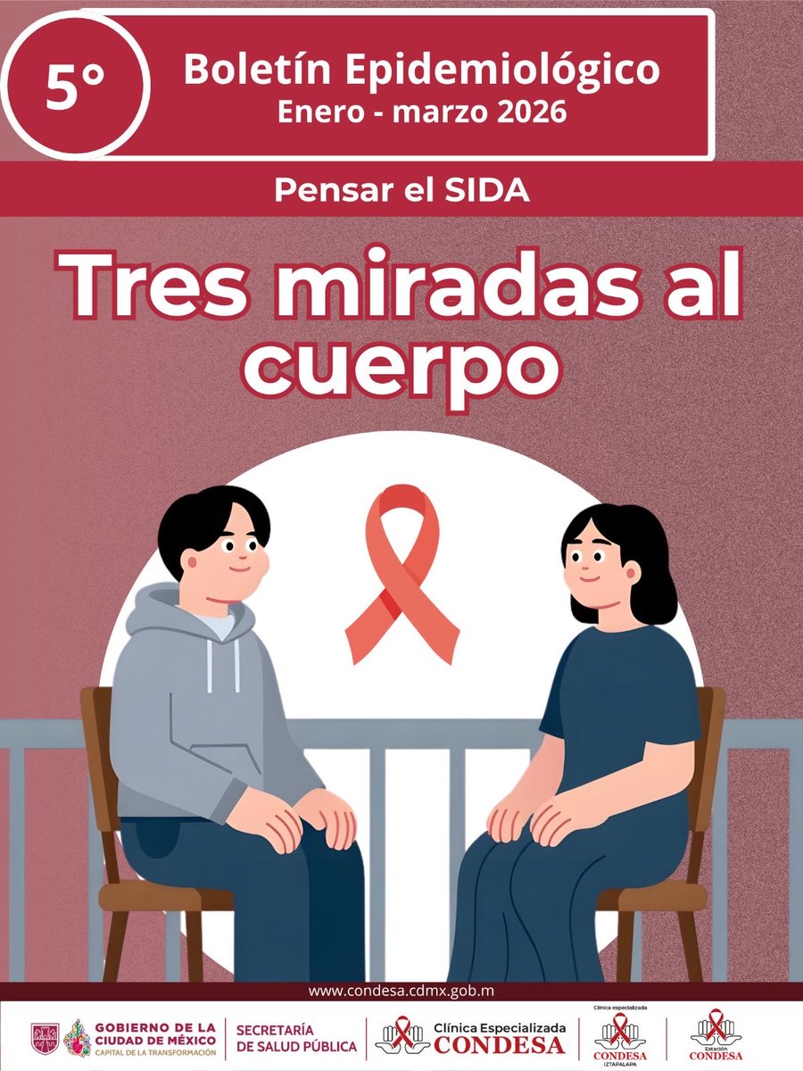 CdmxClinica's tweet photo. El VIH no solo atraviesa el cuerpo; también transforma la intimidad, la manera de habitarlo y la percepción de la salud. Nuestra sección Pensar el sida, invita a escuchar esas experiencias y a mirar más allá del estigma. Consulta el artículo completo: https://t.co/EjXTAbVHNL https://t.co/8iXXIQoloh