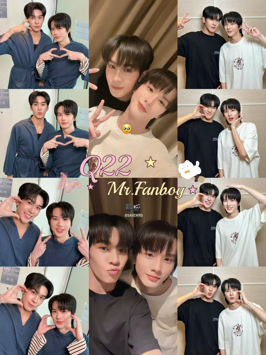 ronronner6_'s tweet photo. — 2026.07.02 MR.FANBOY Q22 🎬✅

my babies worked hard today na ~ take a good rest💓

MR FANBOY Q22
#รักสุดใจนายแฟนบอยQ22 https://t.co/7qx8w8o0ZQ