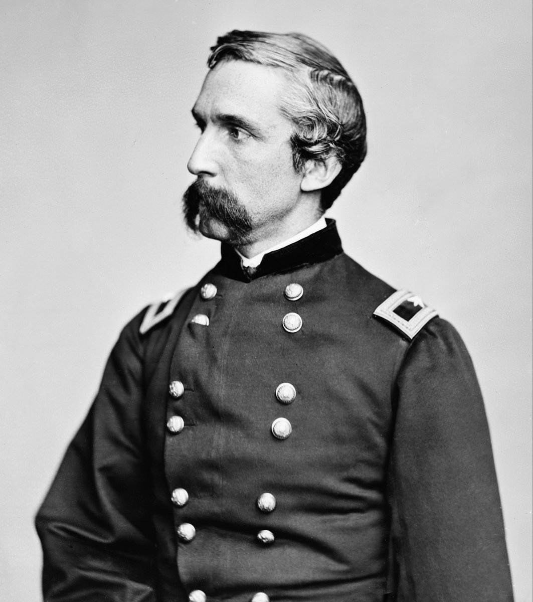 witte_sergei's tweet photo. Today in 1863, Colonel Joshua Chamberlain saves the Union flank at Gettysburg, leading a downhill bayonet charge by the 20th Maine Volunteer Infantry Regiment. He was awarded the Medal of Honor thirty years after the fact. https://t.co/zvmOZPeSQn