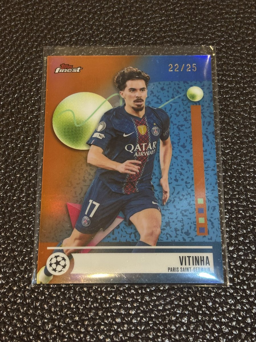 monsterpuller's tweet photo. For Sale
Topps Finest UCC Vitinha /25
$65 shipping included

Reply below or DM me

#topps #toppsfinest #PSG #parissaintgermain #thehobby #whodoyoucollect #soccercards #sportscards

@HobbyRetweet_ @Hobby_Connect 
@sports_sell @ILOVECOLLECTING https://t.co/I2i07oR9Y1