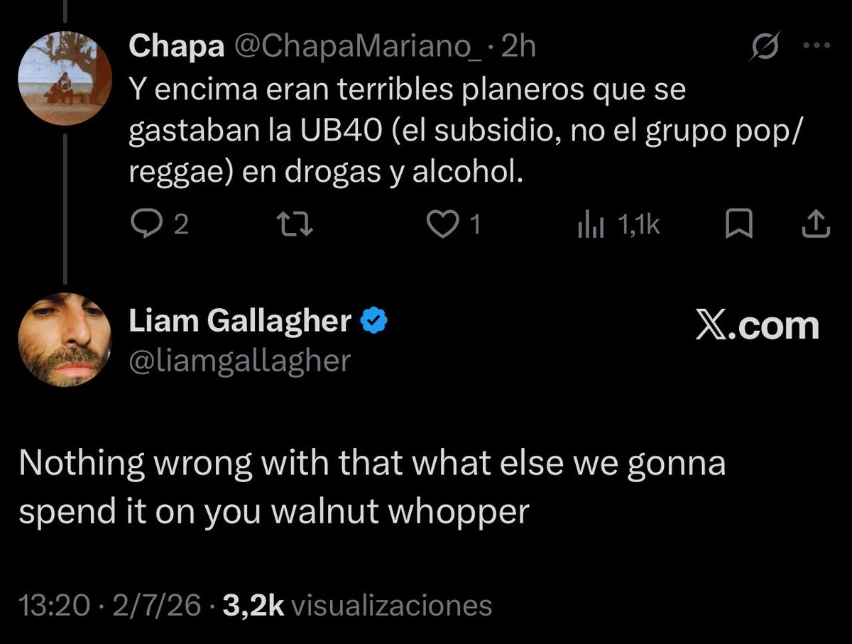 MaxiGonzalez_23's tweet photo. Liam contestandole q alguien que le dijo planero jajsajjs nadie esta a salvo en esta red social https://t.co/qK6I48CPkM