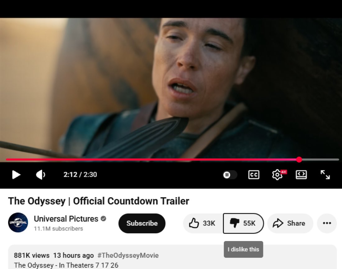 SierraWhiskey9's tweet photo. A single still frame has dismantled any hope this film had for box office success. https://t.co/TIE2oXFLdD