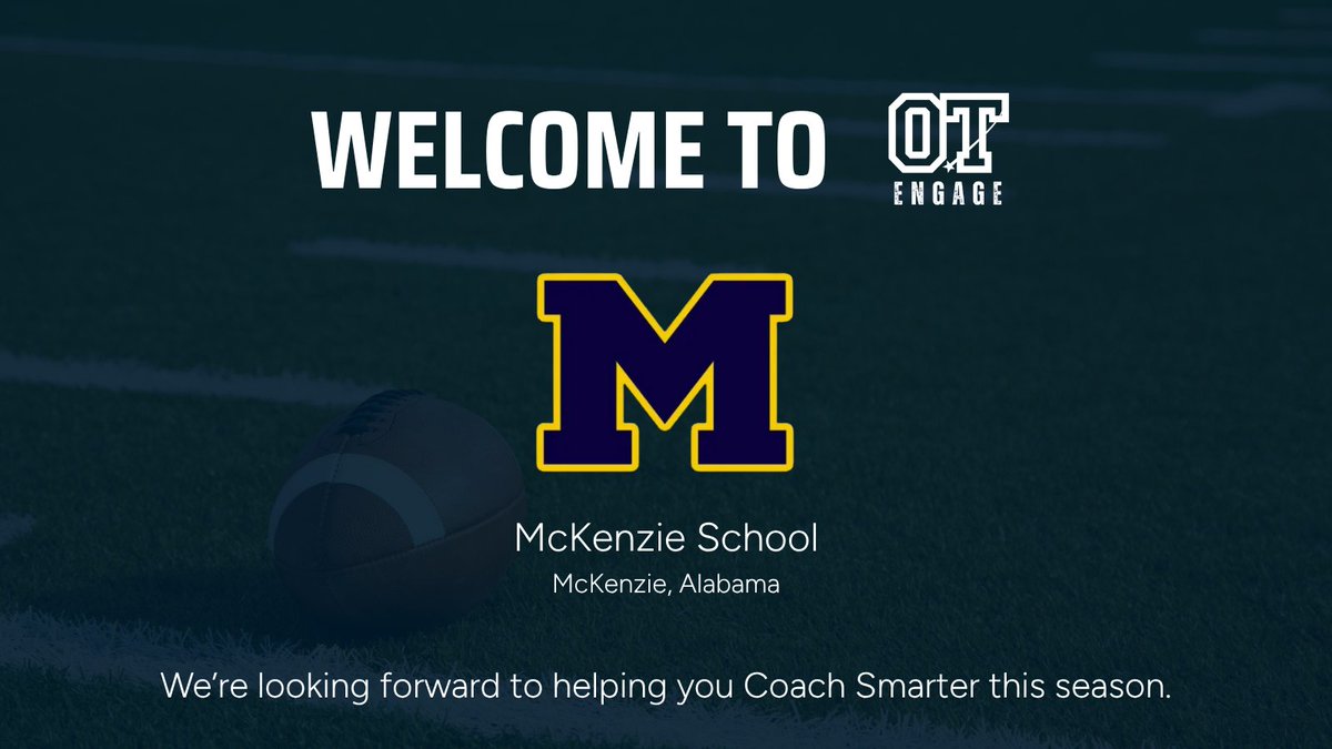 otsportops's tweet photo. OT is excited to welcome its newest Founding Member program, McKenzie School in McKenzie, Alabama.

We're excited about being a part of your success story this season. Thanks for believing in https://t.co/Ubmusw53Jo! https://t.co/DPI86evG7A