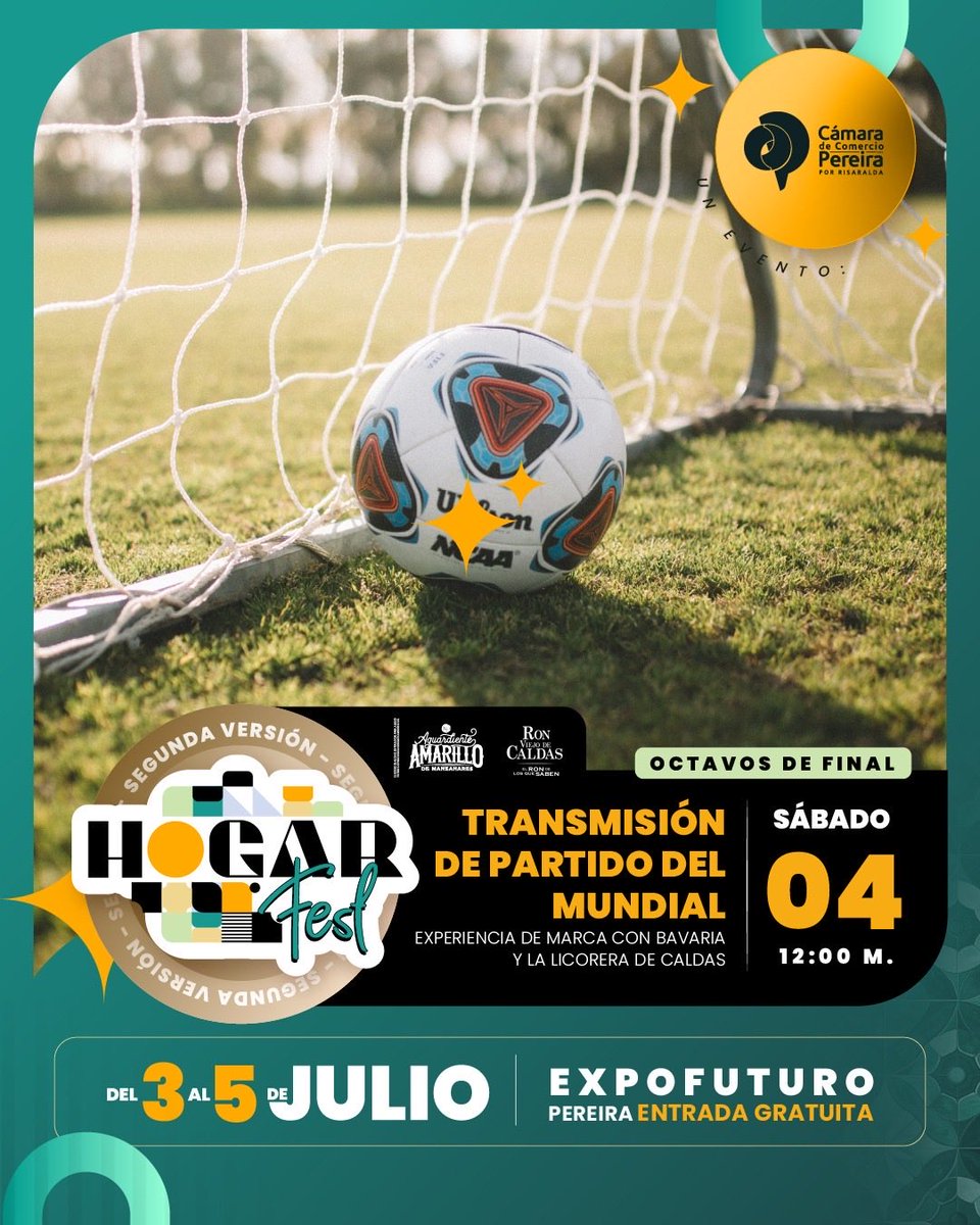 MINUTOPEREIRA's tweet photo. *¡Este sábado el plan es en la feria HogarFest!*

Prográmate desde las 11:00 a.m. y disfruta de un día lleno de inspiración, diseño, promociones, gastronomía, actividades para toda la familia y mucho más.

📅 Sábado 4 de julio
📍 Expofuturo Pereira
🎟️ Entrada gratuita https://t.co/ABTjG03cX8