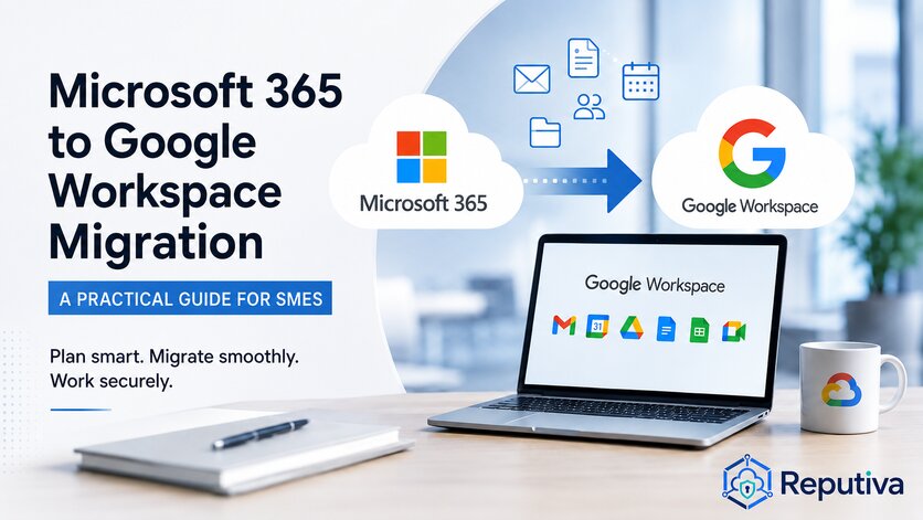 reputiva's tweet photo. Switching productivity platforms is not just a technical move. For SMEs moving from @Microsoft365 to @GoogleWorkspace, the real work is planning identity, email, files, permissions, security, and user adoption.

Practical guide:

https://t.co/17K4BqzMMv

 #CloudMigration #SMEs https://t.co/BEHKVXTq0k