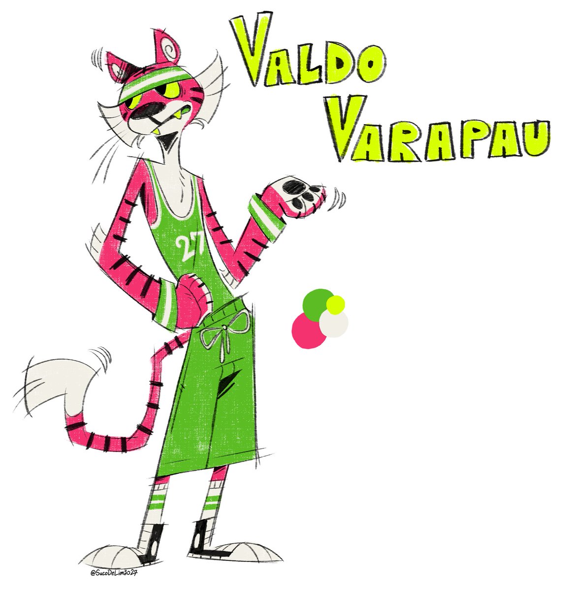 SucoDeLimao27's tweet photo. mudei as cores do tigre e agora ele se chama Valdo Varapau https://t.co/DU9DXWE8UY