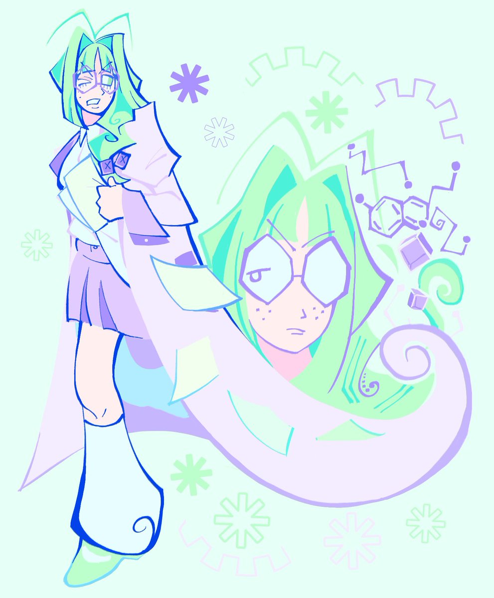 burgerputty's tweet photo. First two art fight attacks of this year 🥳 https://t.co/gJVNfqG25H